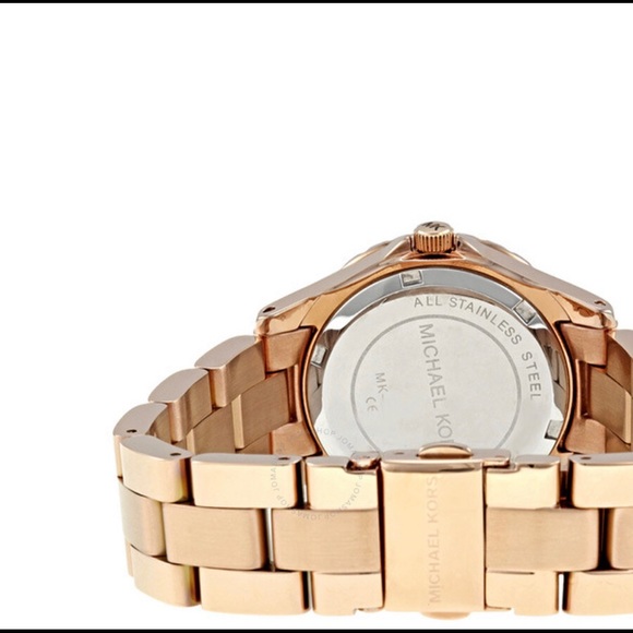 Michael Kors Quartz Rose Gold w/White Dial Watch - Picture 7 of 8